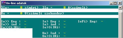 Kijelzés Io>>Eng Io> Eng IoFi> Eng Io>> ind Io> ind Io>>[t]Ki Io>[t]Ki Magyarázat A nagy árambeállítású fokozat engedélyezve A kis árambeállítású fokozat engedélyezve Az irányítás engedélyezve A nagy