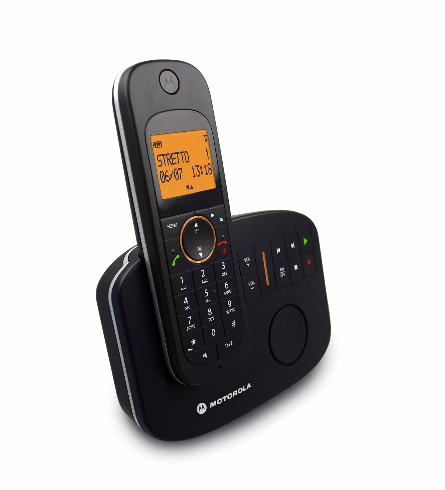 Motorola D1010-es sorozat Digitális vezeték nélküli telefon üzenetrögzítővel Vigyázat!