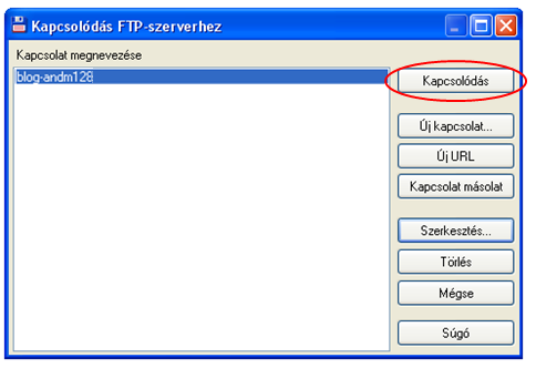 Az FTP kapcsolat beállításait a szolgáltatótól kérhető le, vagy a tárhely vezérlőpultjáról olvasható le.