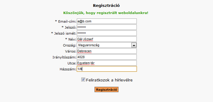 A fenti kódban a következő műveletsor játszódik le: A sikeres form validációt követően meghívásra kerül a submithandler nevű függvény, amelynek paramétere a validált form.