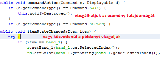 15. A MIDlet inicializálása A vezérlés megoldása a form-okon történik majd.