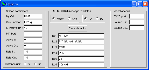 Fő ablak, FSK441