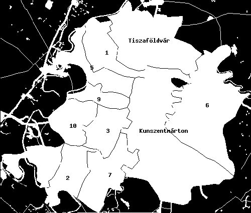 II.1.1 Térkapcsolatok, települészerkezet A települések alapvetően két típusra oszthatók térszerkezetileg. Az egyikhez a 44. és 442.