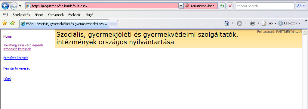 Alapinformációk A regiszter egy szociális, gyermekjóléti és gyermekvédelmi tartalmú, országos, Web alapú nyilvántartás Az adattár három fő részből