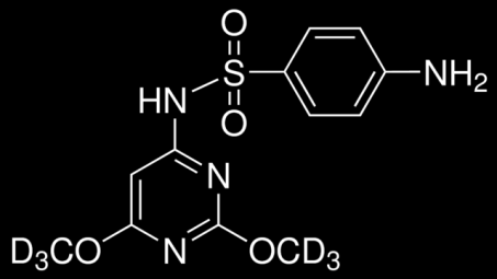 Pozitív mézminta Trimetoprim 3 µg/kg M 291 M 260 M 291 M 261 Szulfadimetoxin-D6