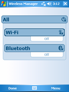 Egy Bluetooth szolgáltatás használata.