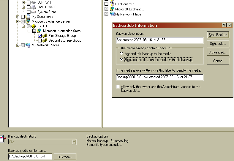 EXCHANGE 2007 - SPONTÁN Ez utóbbival részletesebben is eljátszottam. Imhol. Legyen egy postafiók. Legyen benne egy levél. 7.30.