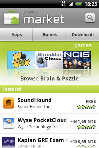 További alkalmazások 181 Alkalmazások keresése és telepítése az Android Marketről Az Android Market az a hely, ahol új alkalmazásokat találhat a telefonjára.