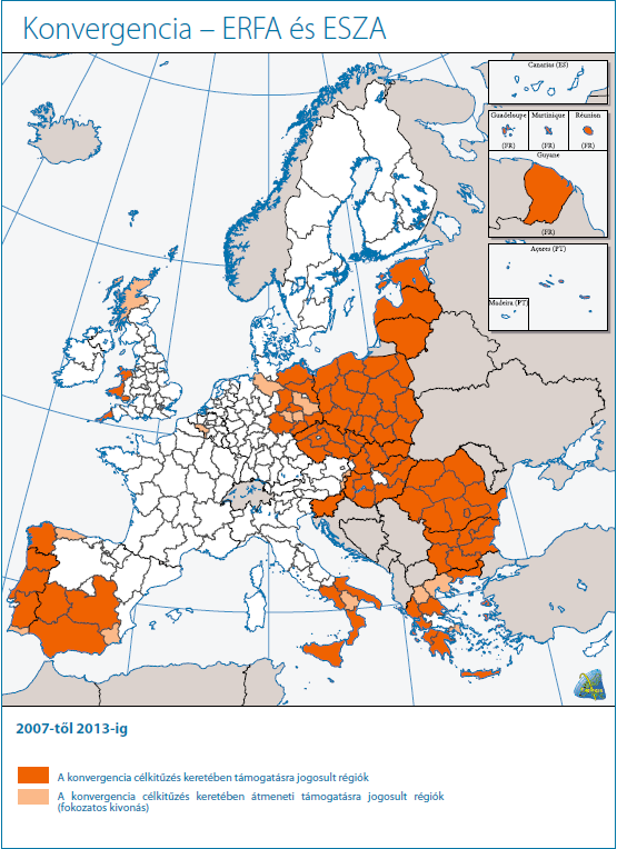 Az Unió regionális politikájának története 27 sabbá válhat a támogatások lehívása. Az előző időszak célkitűzéseit három prioritás, uniós szintű stratégiai cél váltja fel: 1.