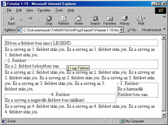 24 A HTML nyelv alapjai 1-19. ábra 1.3.
