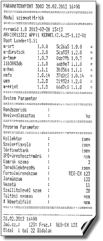 Adminisztrációs menü 4-4 4.