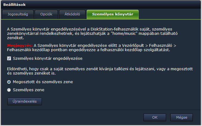 Zene böngészése Synology DiskStation használati utasítása Nézeteket válthat, láthatja a pillanatnyi helyét, és használhatja a keresőmezőt a zenék gyors megtalálásához.