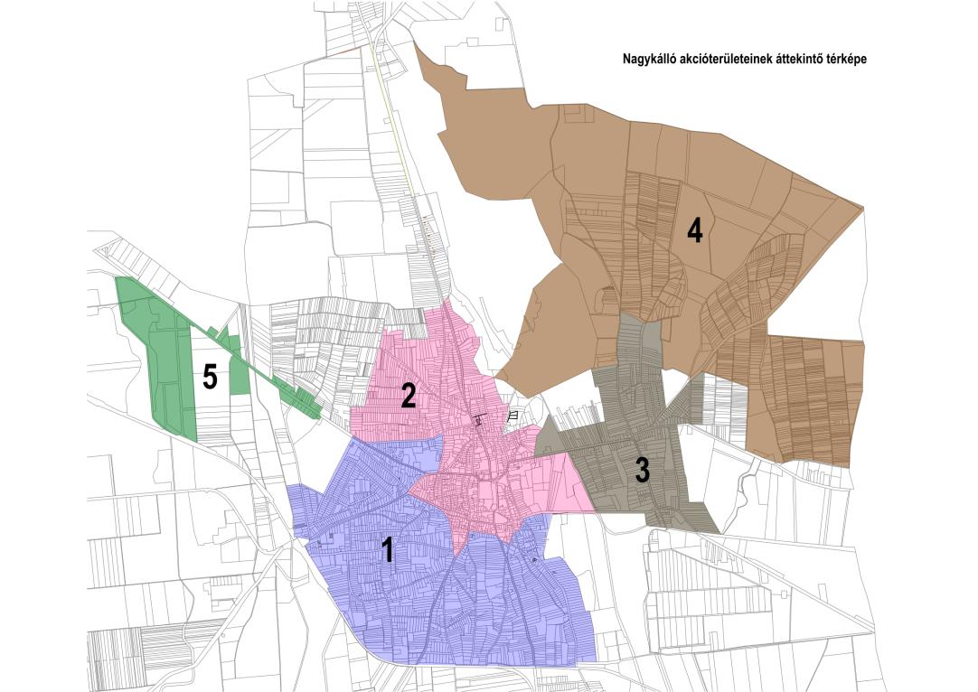 STRATÉGIA 33 szolgáltatási pontok létrehozása, melyek segítenek megállítani a népesség elvándorlását, illetve helyben történő ügyintézést segítik, egyúttal minőségi városi környezetet hoznak létre. 3. A Kiskálló szociális célú városrehabilitációját célzó akcióterület azonosítható a település központi akcióterülettől keletre.