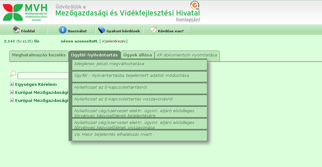 elsődleges törvényes képviseletre jogosult