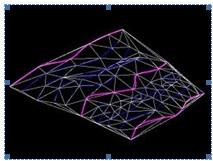 Irregular: a háromszögek a terepen szabálytalanul elhelyezkedő pontok alapján kerülnek kialakításra.