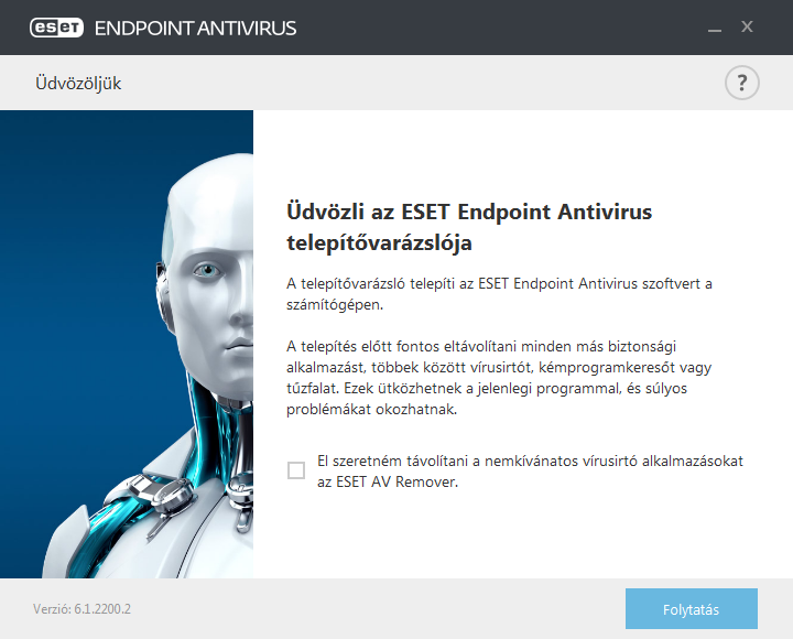 3. Az ESET Endpoint Antivirus használata önállóan A felhasználói útmutató jelen szakasza az ESET Endpoint Antivirus alkalmazást az ESET Remote Administrator nélkül használó felhasználóknak készült.