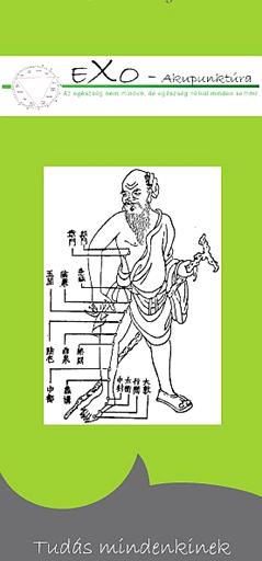 A Sokszínű Akupunktúra 2014. március 08.- án elhangzott Exo akupunktúra diagnózis módszer előadása. Exo akupunktúra Egy analízis rendszer, mely az orvosok diagnózisát segíti és pontosítja.