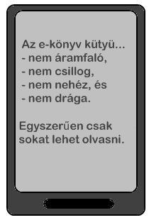 körülményeit, vagyis hogy bírja-e az akkumlátor és nem csillog-e bele a napfény a kijelzıbe. Olyan e-könyv olvasóról álmodom, ami egyszerő, igénytelen, könnyő és nem törékeny.