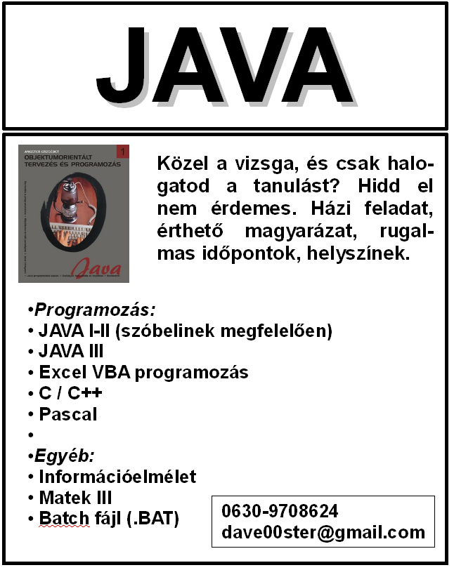 V: Sajnálatos módon ez a tutorial nem a számítástechnikai hanem a programozási alapok elsajátításában kíván segíteni.