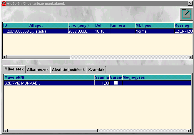 5. ábra A megfelelő fájlt kiválasztva, majd a Megnyitás nyomógombra kattintva, az előző (A gépjárműhöz tartozó képek) ablakhoz tér vissza, amelynek a bal alsó sarkában lévő Kép megtekintése