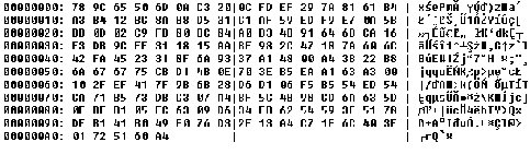 6.1.2 ZLIB állapot (hexadecimálisan ábrázolva) 6.1.3 BASE64 kódolt (base64 encoded) állapot (karakteresen ábrázolva) 6.