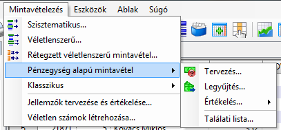 Mintavételek fajtái és IT