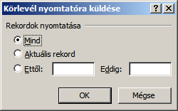 Törzsdokumentum befejezése (3) Egyesítés befejezése: Új dokumentum Email Nyomtatás A tananyagot kizárólag a