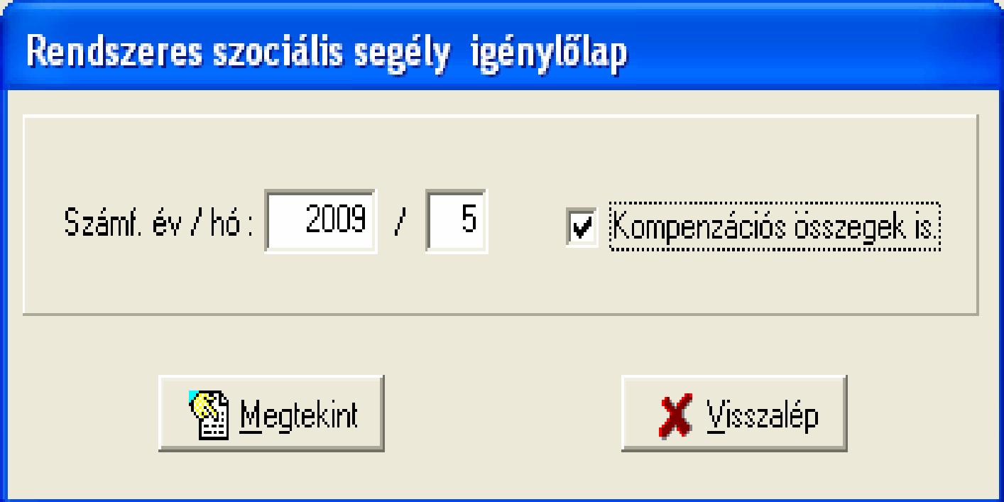 A számfejtett adatok alapján készíti el a program a kigyűjtést: 6.