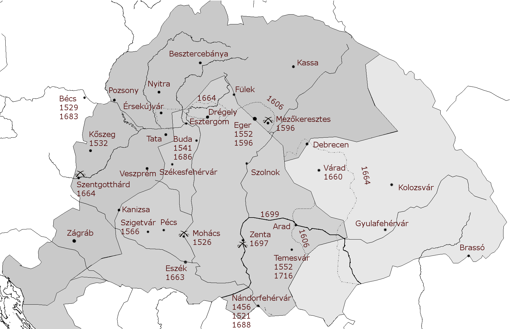 1, A Magyar Királyság déli védelmi vonalai a XIV.