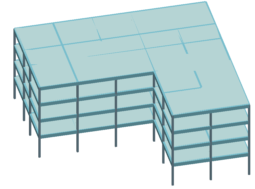 Renforced concrete frame buldng Vasbeton keretszerkezetű épület Födémek Függőleges terhek Keret gerendák