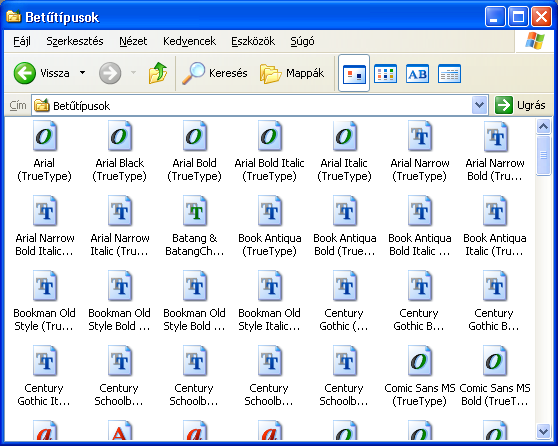 Függelék 13 TrueType betűkészletek telepítése (Windows XP/Server 2003/XP x64/ Server 2003 x64) 1 Kattintson a tálcán a [Start] gombra. 2 Válassza ki a [Beállítások] menüpontot.