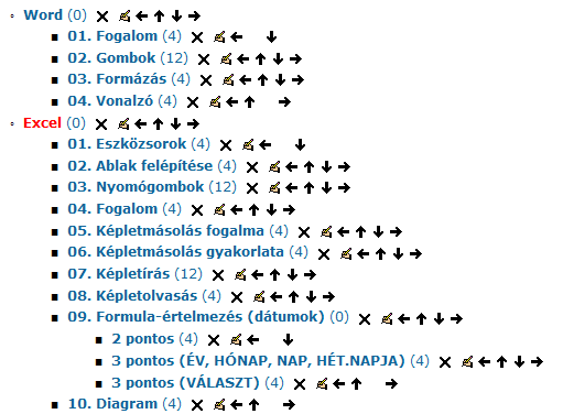 Kérdéskategóriák Kérdések kategóriákba szervezhetők.