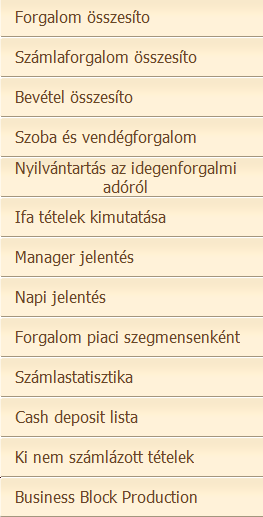 5.4.5 Forgalmi kimutatások A Forgalmi kimutatások lehetőségeit a 26. ábra szemlélteti: 26.