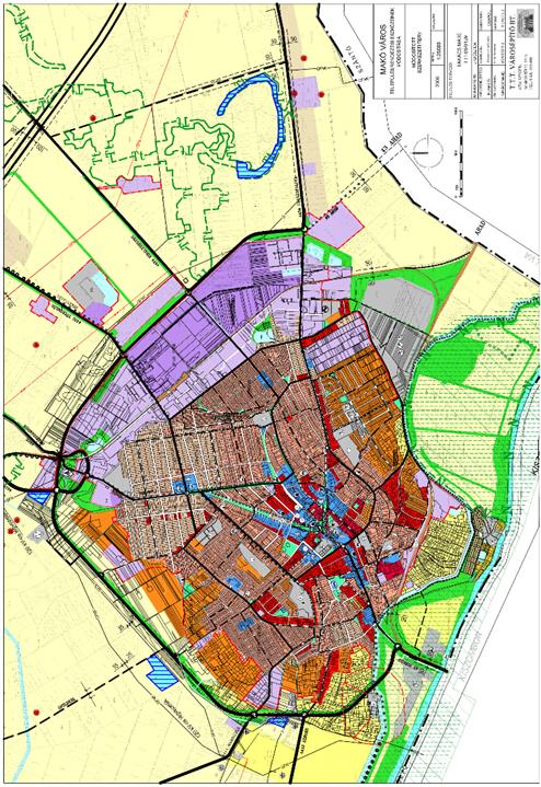 HELYZETFELTÁRÓ- HELYZETELEMZŐ - HELYZETÉRTÉKELŐ MUNKARÉSZEK 124 1.14 Az épített környezet vizsgálata 1.14.1 A területfelhasználás vizsgálata 1.