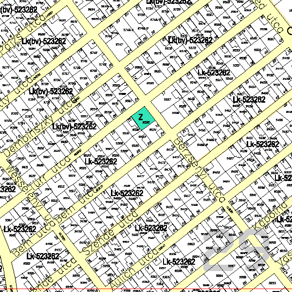 HELYZETFELTÁRÓ- HELYZETELEMZŐ - HELYZETÉRTÉKELŐ MUNKARÉSZEK 134 3) Újváros városrész (Táncsics telep, Újváros): keskeny