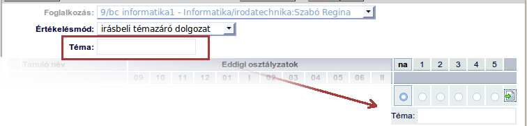 Tanulók értékelése - [Osztályozás és értékelés] 7. Az egyes tantárgyakból kapott naplójegyek számtani átlagát az Átlag oszlop tartalmazza.