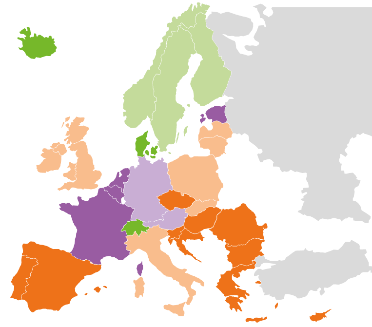 EPI 2013 Európai Fizetési Kockázati Index Jelmagyarázat Alacsony