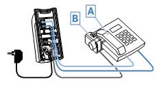 A BW 900 üzembehelyezése A headset üzembehelyezése Az akku behelyezése a headsetbe Helyezze be az akkut a headset akkutartó rekeszébe!