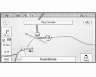 58 Navigáció Az aktuális útvonalat érintő összes közlekedési esemény listájának megjelenítéséhez, válassza ki a Közlekedési események az útvonalon lehetőséget.