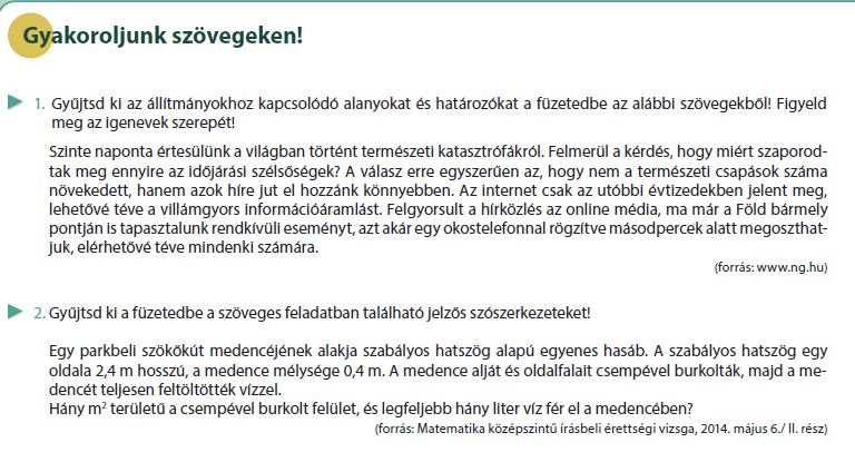 korábbinál nagyobb hangsúllyal jelentkezik a szövegértés gyakoroltatása, mint a PISA- és a kompetenciamérések neuralgikus pontja.