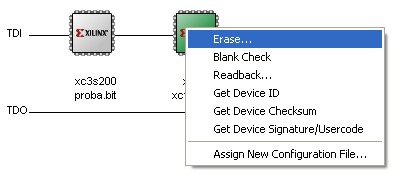 A következő ablakban egy az FPGA-hoz tartozó gyári filet kell megnyitni (xcf02s.bsd): 1.15.