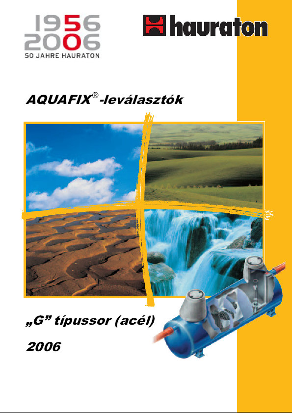 Hauraton AQUAFIX leválasztó berendezések betonleválasztók Aquafix