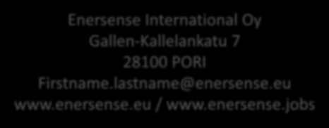 THANK YOU Enersense International