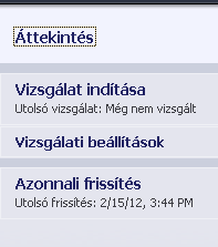 összetevő hibás állapotával, de saját elhatározásból ebben az állapotban kívánja tartani az AVG Anti-Virus 2012 szoftvert, és nem szeretné, hogy az értesítési terület ikon figyelmeztesse erre.