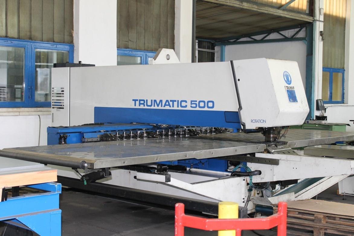 TRUMPF Trumatic 500 Stancoló Nibbel berendezés: Normálforma: 3000x1500 mm Maximális