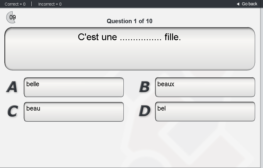 Új nyelvtani anyag szemléltetésekor kivetíthető tartalmak, táblázatok a http://www.francaisfacile.