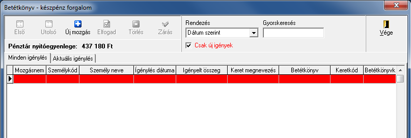 Sikeres kézbesítős mozgás esetén üzenetet kapunk (93. ábra Sikeres visszaérkeztetés). 93.