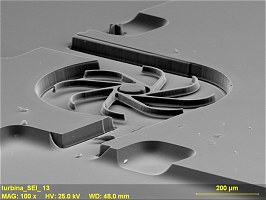 Példák komplex szilícium alapú mikrofluidikai elemekre 10. ábra: Pórusos szilícium mikromegmunkálással kialakított termo-mechanikus vezérlésű szelepsor 11.