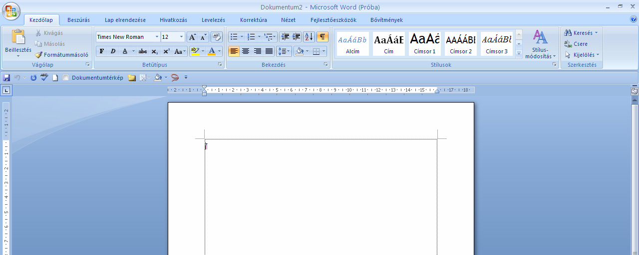 Ismerkedés az Office 2007 felhasználói felületével Az új nézetvezérlő elemek A Microsoft Office 2007 a Nézet View lapra helyezi a dokumentumok megtekintéséhez szükséges vezérlőelemeket.