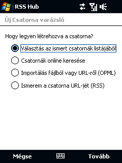 Internet 183 8.8 RSS Hub használata Az RSS Hub egy RSS olvasó, amely lehetővé teszi, hogy mindig naprakész legyen a legfrissebb internetes hírekkel.